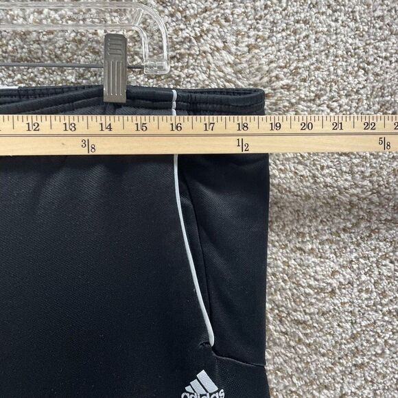Adidas Pants Adult Medium Black Athleisure Pull On Sweatpants Joggers Casual - Picture 3 of 11